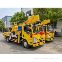 ISUZU Telescópico Boom Platform de trabajo aéreo Camiones